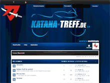 Tablet Screenshot of katana-treff.de